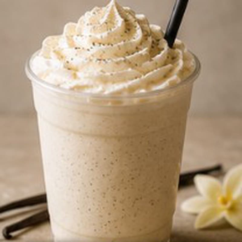 Vanilla bean frappe